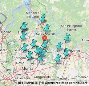 Mappa Strada Provinciale 72 Milano - Lecco, 23883 Brivio LC, Italia (13.7025)