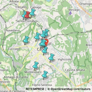 Mappa Via F. Anzani, 22063 Cantù CO, Italia (1.75846)