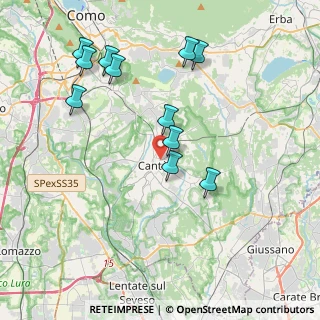 Mappa Via F. Anzani, 22063 Cantù CO, Italia (4.02545)