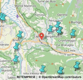 Mappa Via Fratelli Calvi, 24034 Cisano Bergamasco BG, Italia (3.282)