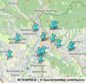 Mappa Via Ca' del Fabbro, 24011 Almè BG, Italia (1.68308)