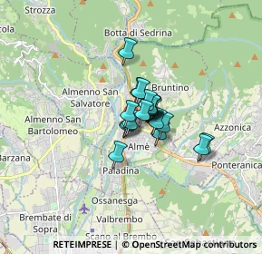 Mappa Via Ca' del Fabbro, 24011 Almè BG, Italia (0.791)