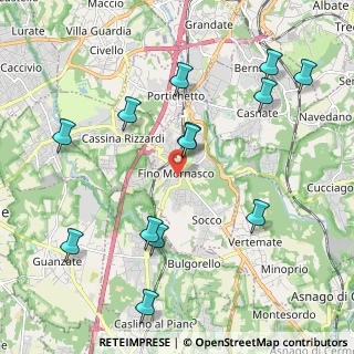 Mappa Via Giuseppe Verdi, 22073 Fino Mornasco CO, Italia (2.29769)