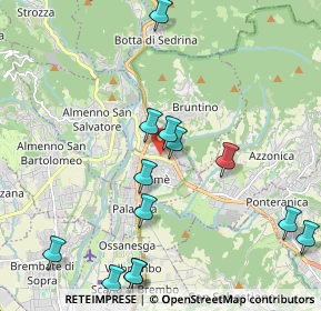 Mappa Strada Provinciale, 24011 Almè BG, Italia (2.33923)