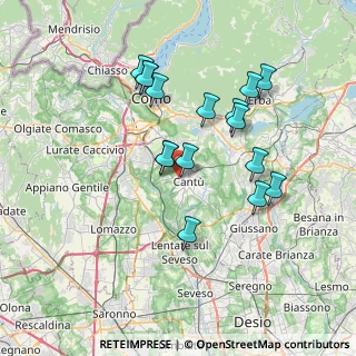 Mappa Via Sesia, 22063 Cantù CO, Italia (6.67688)