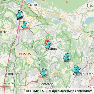 Mappa Via Sesia, 22063 Cantù CO, Italia (5.80091)