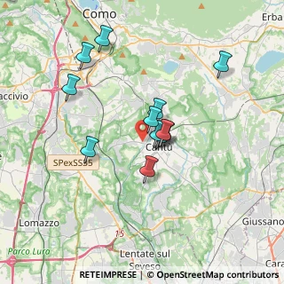 Mappa Via Sesia, 22063 Cantù CO, Italia (2.88833)