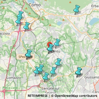 Mappa Via Sesia, 22063 Cantù CO, Italia (4.70688)