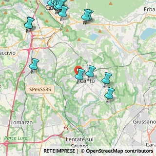 Mappa Via Sesia, 22063 Cantù CO, Italia (6.2225)