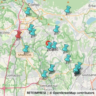 Mappa Via Sesia, 22063 Cantù CO, Italia (4.928)