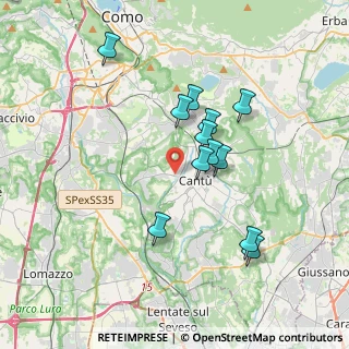 Mappa Via Sesia, 22063 Cantù CO, Italia (3.19583)