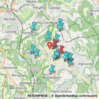 Mappa Via Sesia, 22063 Cantù CO, Italia (1.38222)