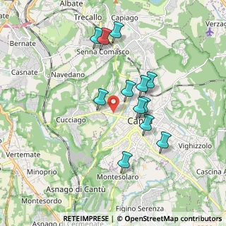 Mappa Via Sesia, 22063 Cantù CO, Italia (1.61167)