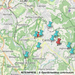 Mappa Via Sesia, 22063 Cantù CO, Italia (2.275)