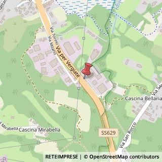 Mappa Via Torino, 20, 21020 Mercallo, Varese (Lombardia)