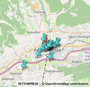 Mappa Via Innocenzo V, 11100 Aosta AO, Italia (0.99929)