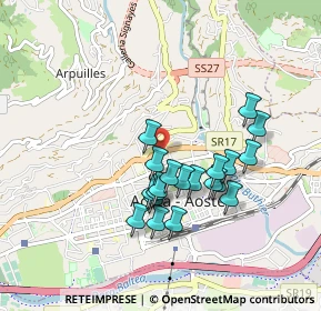 Mappa Via Innocenzo V, 11100 Aosta AO, Italia (0.773)