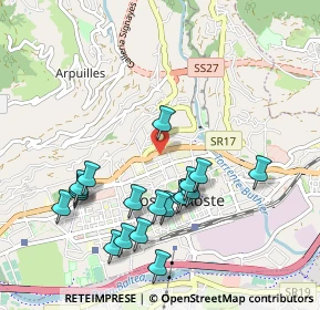 Mappa Via Innocenzo V, 11100 Aosta AO, Italia (1.01)