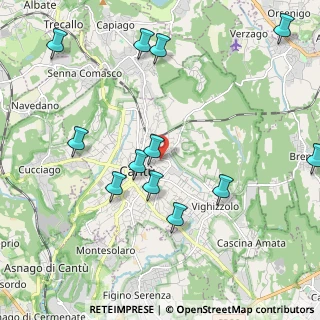 Mappa Via San Vincenzo, 22063 Cantù CO, Italia (2.34083)
