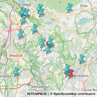 Mappa Via San Vincenzo, 22063 Cantù CO, Italia (5.31294)