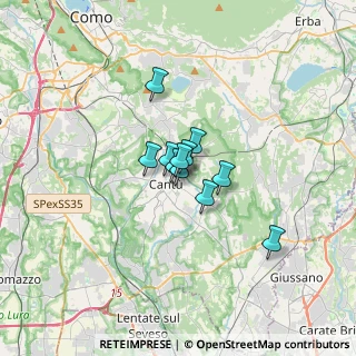 Mappa Via San Vincenzo, 22063 Cantù CO, Italia (1.66364)