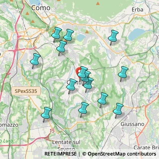 Mappa Via San Vincenzo, 22063 Cantù CO, Italia (3.64286)