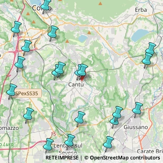 Mappa Via San Vincenzo, 22063 Cantù CO, Italia (5.861)