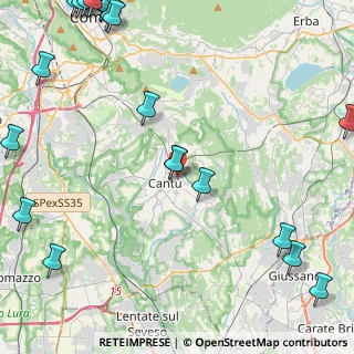 Mappa Via San Vincenzo, 22063 Cantù CO, Italia (6.809)