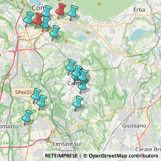 Mappa Via San Vincenzo, 22063 Cantù CO, Italia (4.64188)