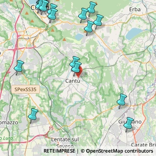 Mappa Via San Vincenzo, 22063 Cantù CO, Italia (6.68)