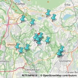 Mappa Via San Vincenzo, 22063 Cantù CO, Italia (3.774)