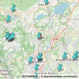 Mappa Via Fiume, 22044 Inverigo CO, Italia (6.629)