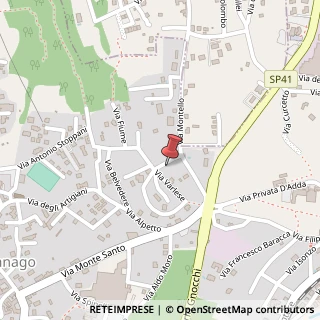 Mappa Via Fiume, 1, 22044 Inverigo, Como (Lombardia)