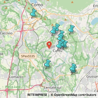 Mappa Via Benvenuto Cellini, 22060 Cucciago CO, Italia (3.4375)