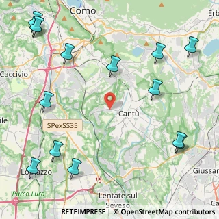 Mappa Via Benvenuto Cellini, 22060 Cucciago CO, Italia (6.145)