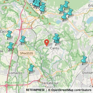 Mappa Via Benvenuto Cellini, 22060 Cucciago CO, Italia (6.355)