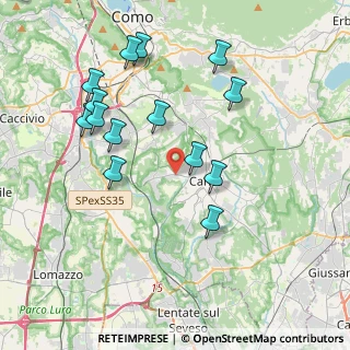 Mappa Via Benvenuto Cellini, 22060 Cucciago CO, Italia (3.95643)