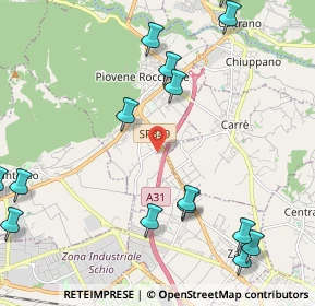 Mappa Via dell'Agricoltura, 36013 Piovene Rocchette VI, Italia (2.76533)