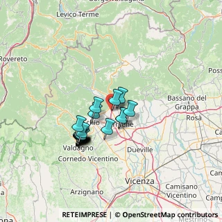 Mappa Via dell'Agricoltura, 36013 Piovene Rocchette VI, Italia (11.0885)