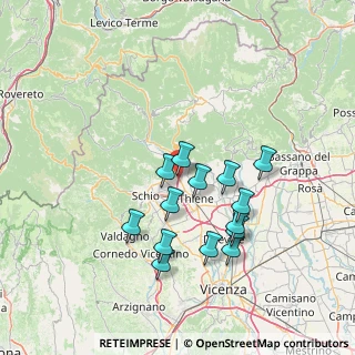 Mappa Via dell'Agricoltura, 36013 Piovene Rocchette VI, Italia (13.02143)