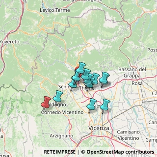 Mappa Via dell'Agricoltura, 36013 Piovene Rocchette VI, Italia (9.3)