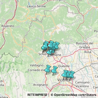 Mappa Via Martiri d.Libertà, 36014 Santorso VI, Italia (11.11385)