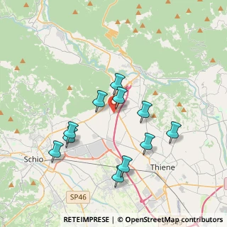 Mappa Via Pilastri, 36013 Piovene Rocchette VI, Italia (3.54182)
