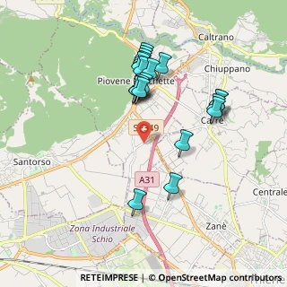 Mappa Via Pilastri, 36013 Piovene Rocchette VI, Italia (1.767)