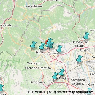 Mappa Via Pilastri, 36013 Piovene Rocchette VI, Italia (18.885)