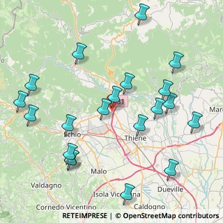 Mappa Via Pilastri, 36013 Piovene Rocchette VI, Italia (9.537)