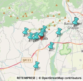 Mappa Via Garzadore Beltrame, 36063 Marostica VI, Italia (2.88583)