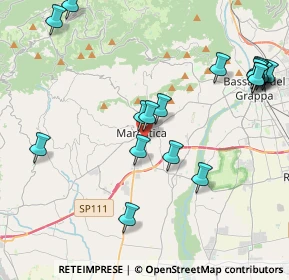 Mappa Via Garzadore Beltrame, 36063 Marostica VI, Italia (4.73611)