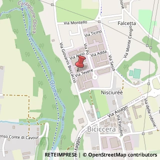 Mappa Via Tevere, 18, 21043 Castiglione Olona, Varese (Lombardia)