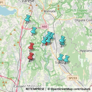 Mappa Via Tevere, 21043 Castiglione Olona VA, Italia (2.90846)